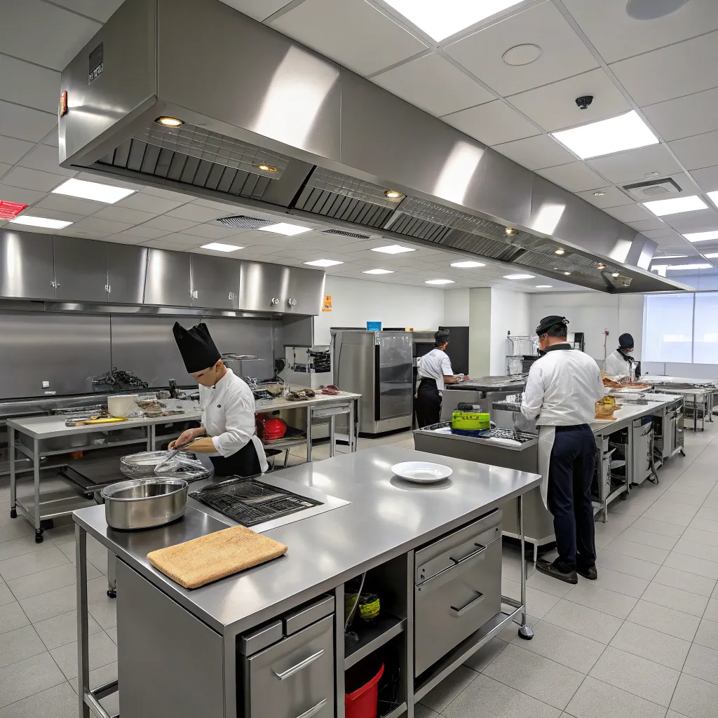 Modern Culinary School Classroom